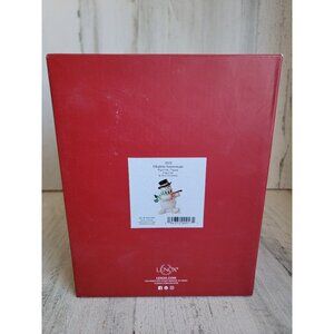 Lenox ukulele snowman figurine Xmas home decor guitar